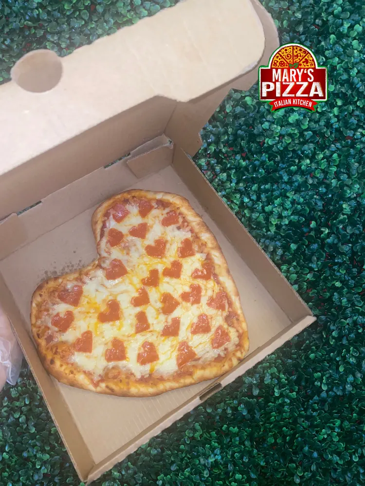 Heart Shaped Pizza